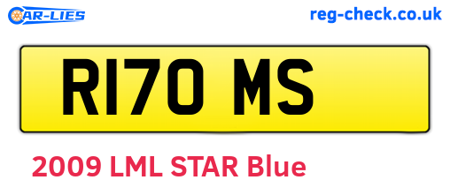 R17OMS are the vehicle registration plates.