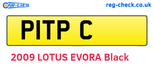 P1TPC are the vehicle registration plates.
