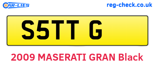 S5TTG are the vehicle registration plates.