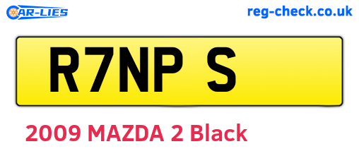 R7NPS are the vehicle registration plates.