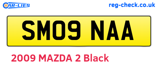 SM09NAA are the vehicle registration plates.
