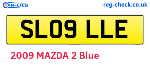 SL09LLE are the vehicle registration plates.