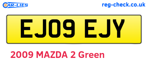 EJ09EJY are the vehicle registration plates.