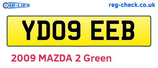 YD09EEB are the vehicle registration plates.