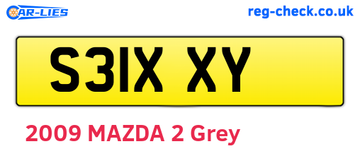 S31XXY are the vehicle registration plates.