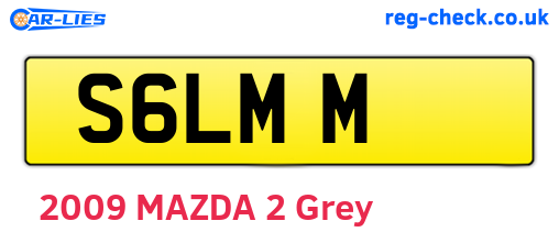 S6LMM are the vehicle registration plates.