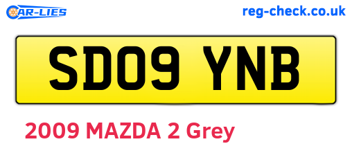 SD09YNB are the vehicle registration plates.