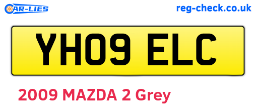YH09ELC are the vehicle registration plates.