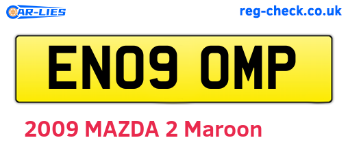 EN09OMP are the vehicle registration plates.