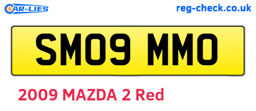 SM09MMO are the vehicle registration plates.