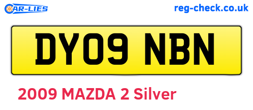 DY09NBN are the vehicle registration plates.