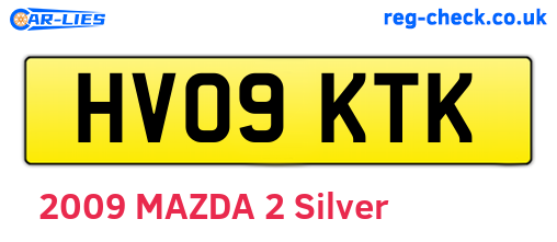 HV09KTK are the vehicle registration plates.