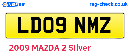 LD09NMZ are the vehicle registration plates.