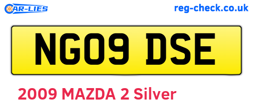 NG09DSE are the vehicle registration plates.