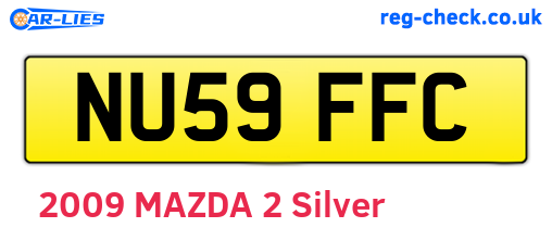 NU59FFC are the vehicle registration plates.