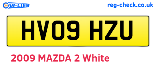 HV09HZU are the vehicle registration plates.