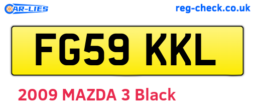 FG59KKL are the vehicle registration plates.