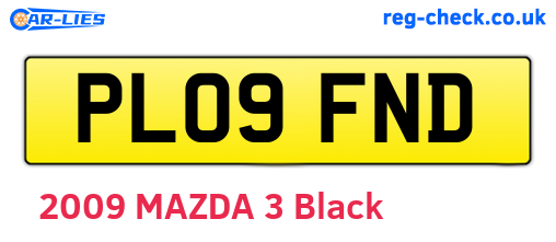 PL09FND are the vehicle registration plates.