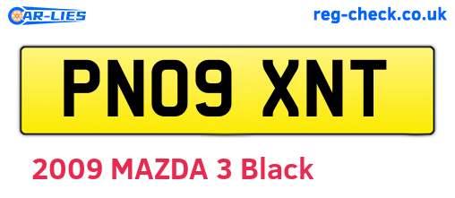 PN09XNT are the vehicle registration plates.