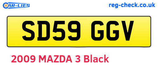 SD59GGV are the vehicle registration plates.