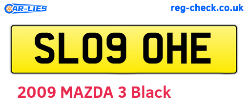 SL09OHE are the vehicle registration plates.