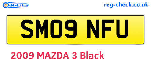 SM09NFU are the vehicle registration plates.