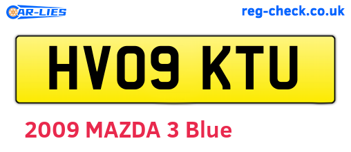 HV09KTU are the vehicle registration plates.