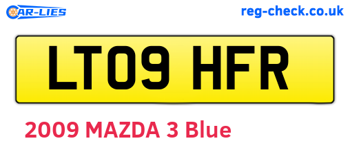 LT09HFR are the vehicle registration plates.