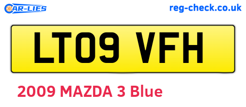 LT09VFH are the vehicle registration plates.