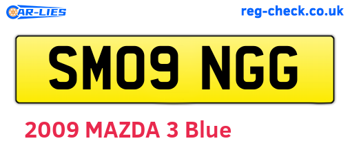 SM09NGG are the vehicle registration plates.