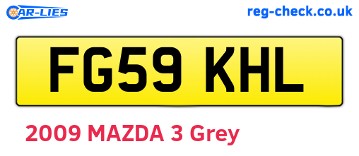 FG59KHL are the vehicle registration plates.