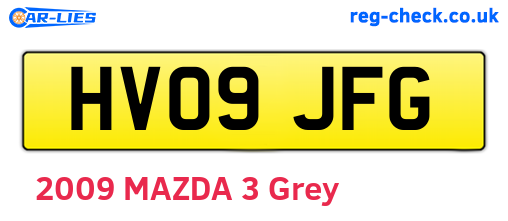 HV09JFG are the vehicle registration plates.