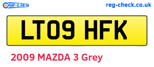 LT09HFK are the vehicle registration plates.