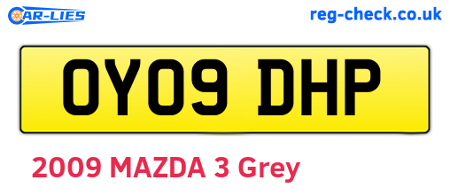 OY09DHP are the vehicle registration plates.