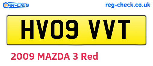 HV09VVT are the vehicle registration plates.