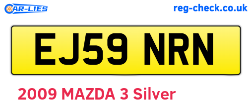 EJ59NRN are the vehicle registration plates.