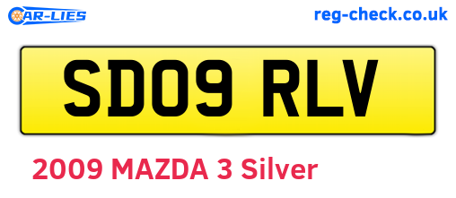 SD09RLV are the vehicle registration plates.