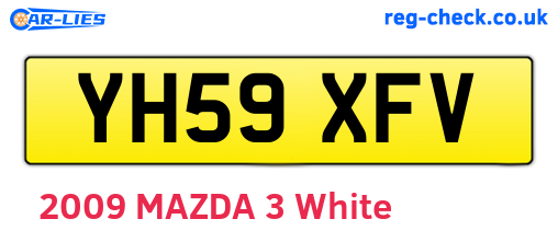YH59XFV are the vehicle registration plates.