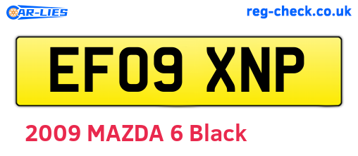 EF09XNP are the vehicle registration plates.