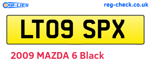 LT09SPX are the vehicle registration plates.