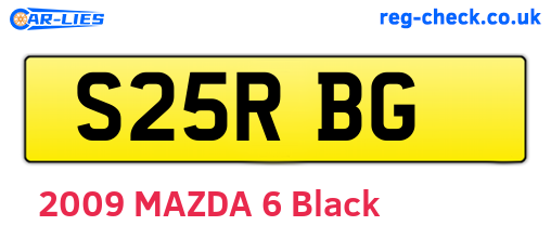 S25RBG are the vehicle registration plates.