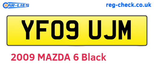 YF09UJM are the vehicle registration plates.