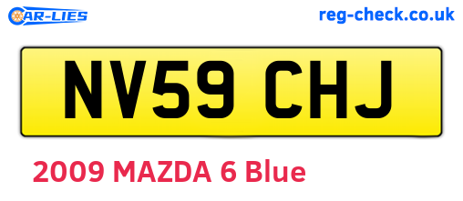 NV59CHJ are the vehicle registration plates.