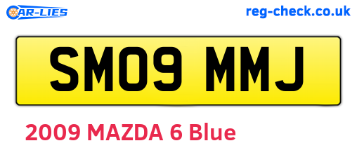 SM09MMJ are the vehicle registration plates.