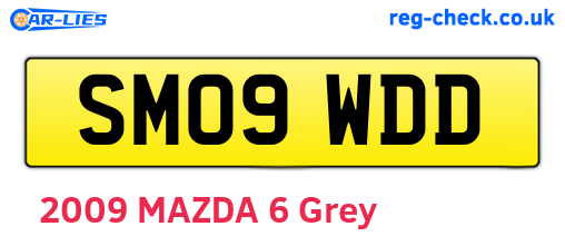 SM09WDD are the vehicle registration plates.