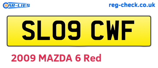 SL09CWF are the vehicle registration plates.