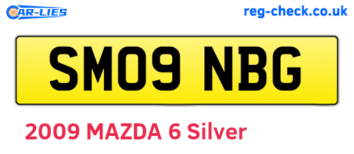 SM09NBG are the vehicle registration plates.