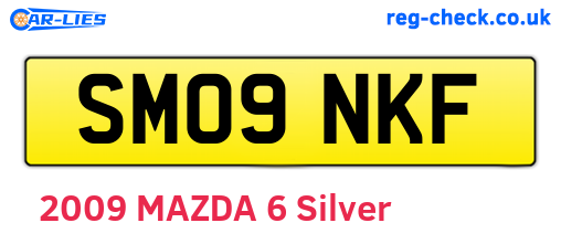 SM09NKF are the vehicle registration plates.