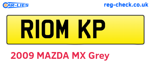 R10MKP are the vehicle registration plates.