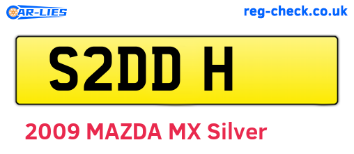 S2DDH are the vehicle registration plates.
